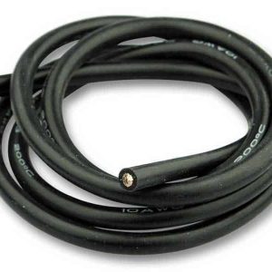 Silicone cable 6mm² x 1.000mm 10AWG (Black)