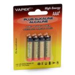 Vapex Plus Alkaline batteries AAA 4 Pieces