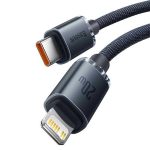 Baseus Crystal USB-C Cable for Lightning 20W PD 1.2m (Black) - Image 3