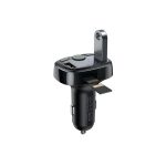 Baseus FM Transmitter T-Typed Bluetooth 2xUSB microSD (Black) - Image 4