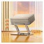 Wozinsky WRS-CPY84SS Aluminum Laptop Stand + Smartphone Stand - Silver - Image 10