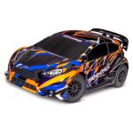 Traxxas Ford Fiesta Rally 1/10 VXL 4WD RTR TQ Orange