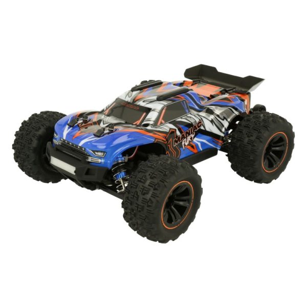 MANIAC Hyper GO Fury Brushed Truggy 1/16 4WD (Blue/Orange)