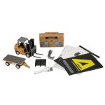 Amewi Mini Metal Forklift with Trailer Proportional 8Ch 1/64 RTR - Image 3