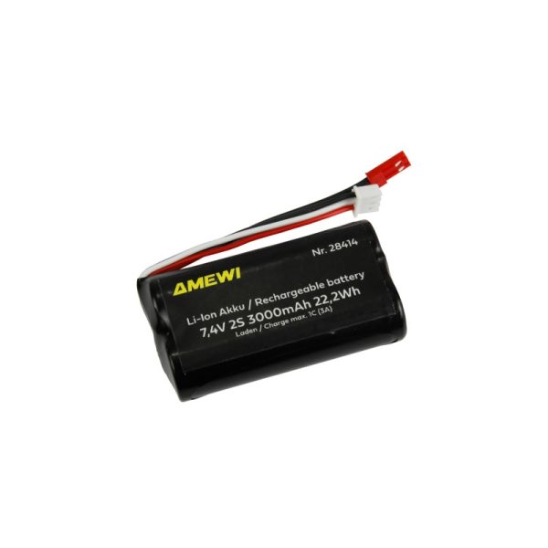 Amewi Li-Ion Battery 2S 7.4V 3000mah (JST Plug)